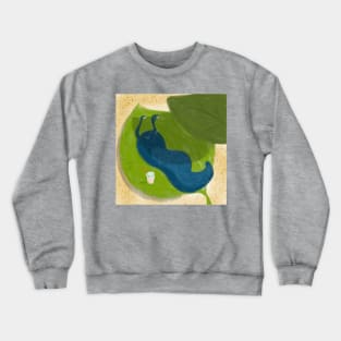 Sunbathing slug 🐌 Crewneck Sweatshirt